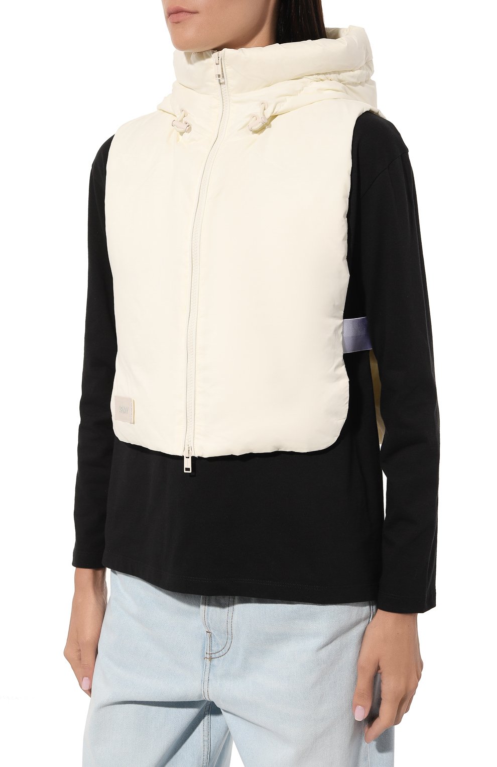 Пуховый жилет YS ARMY PARIS белого цвета по цене 34250 руб., арт. 23EFA021XXNYD0, фото 3 Пуховый жилет YS ARMY PARIS, арт. 23EFA021XXNYD0, фото 3