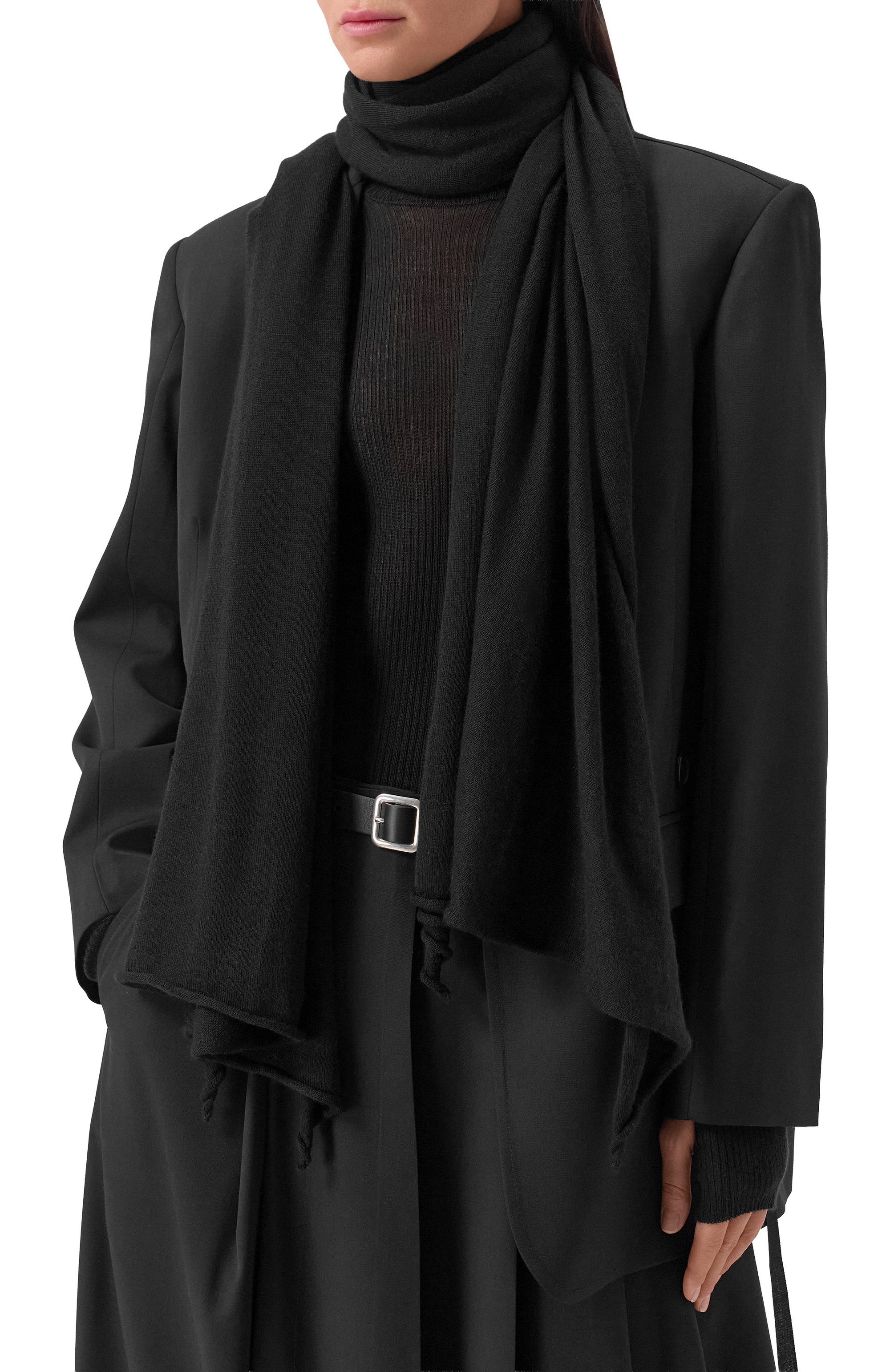 Шарф из кашемира и шелка ISABEL BENENATO, арт. DK107F25, фото 2