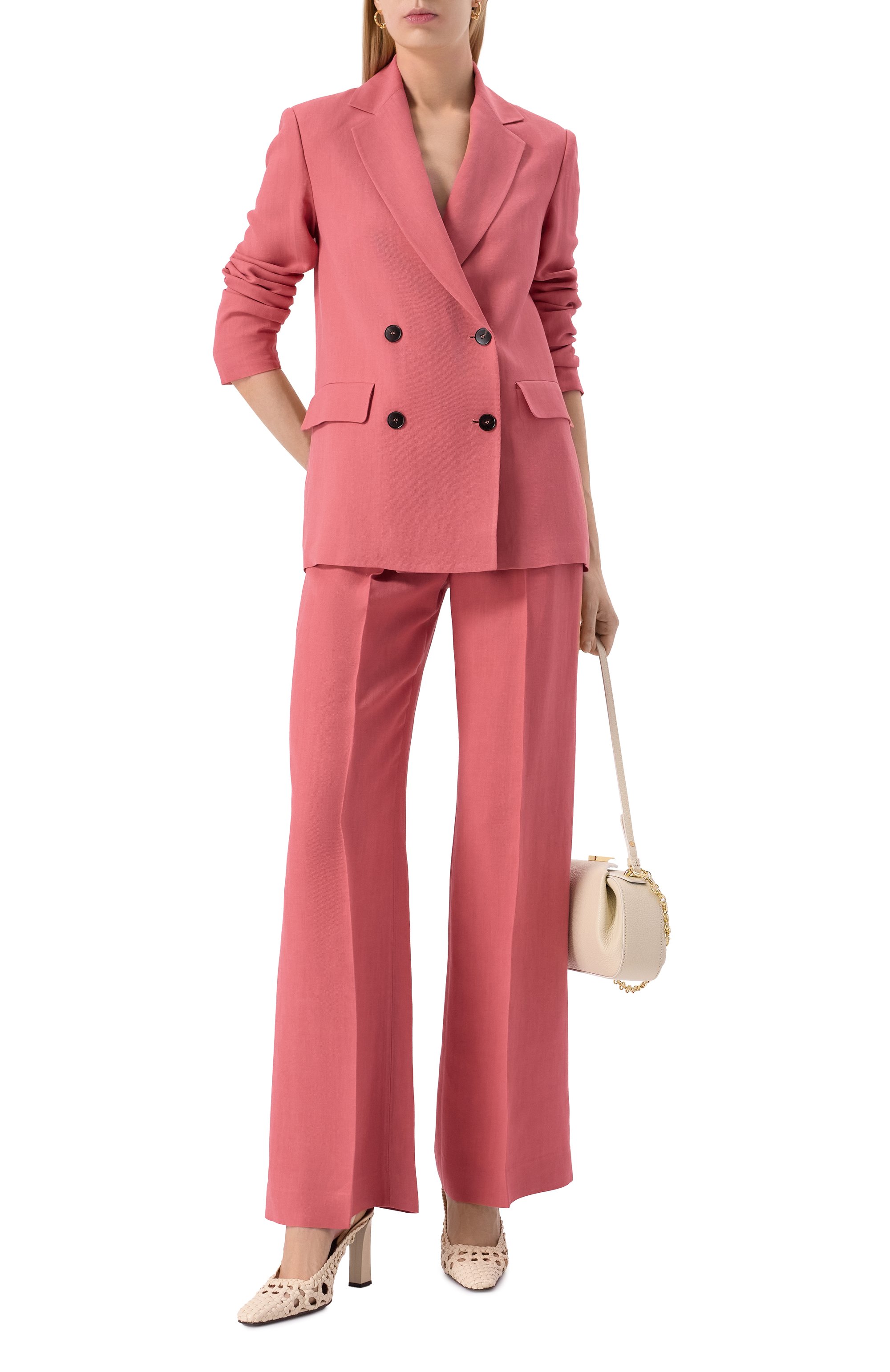 Брюки из вискозы и льна ANTONELLI FIRENZE, арт. L8471N/935, фото 2