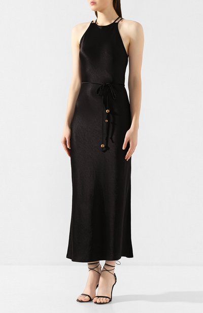 Платье NANUSHKA, арт. NARITA_BLACK_WASHED SATIN, фото 3