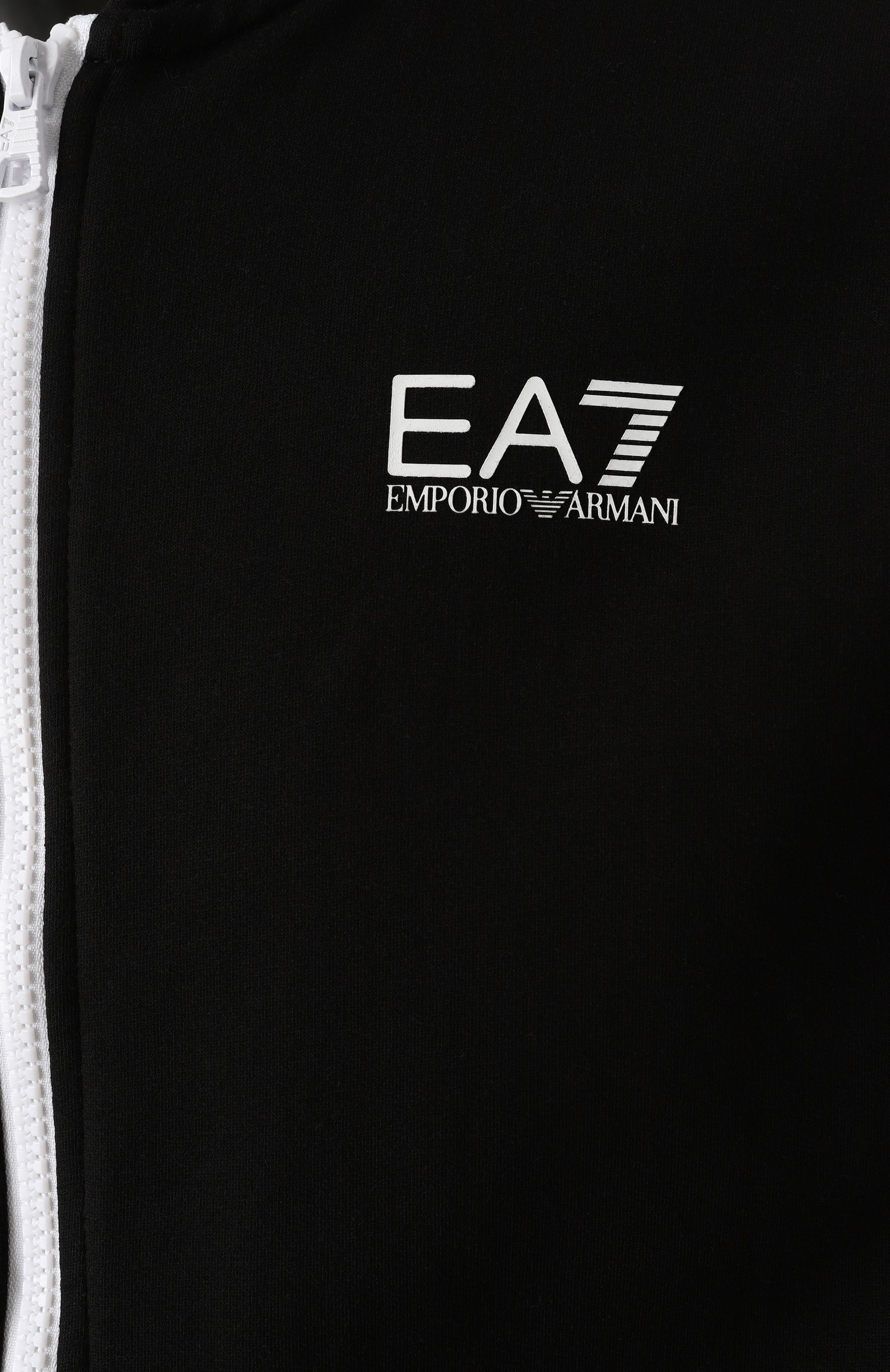 Хлопковая толстовка EA7, арт. 6DPM29/PJ9FZ, фото 6