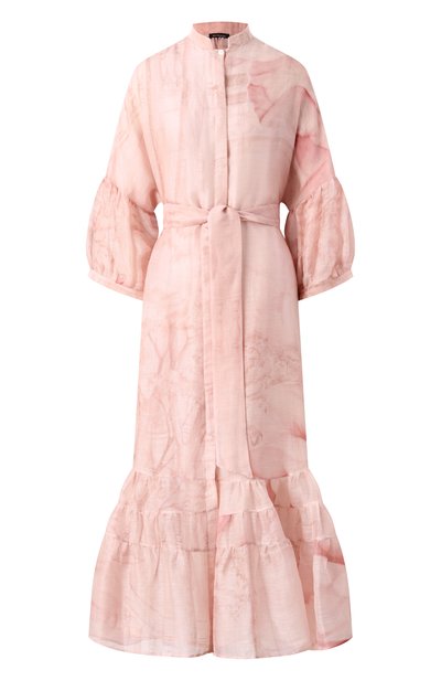 Женское платье изо льна и шелка KITON, арт. D59352K0928E01