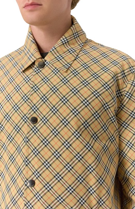 Куртка-рубашка Burberry 8110283 Бежевый  8110283 Фото 5