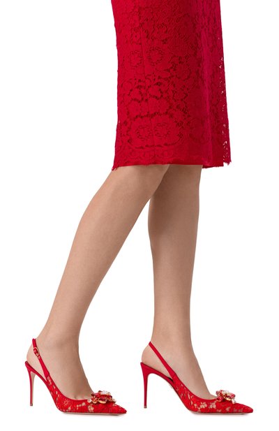 Текстильные туфли rainbow 90 DOLCE & GABBANA, арт. CG0712/AQ074, фото 3