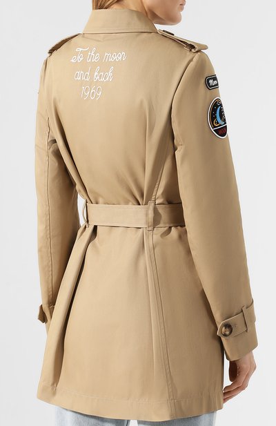 Двубортный тренч из хлопка REDVALENTINO, арт. RR3CHA00/2R3, фото 4