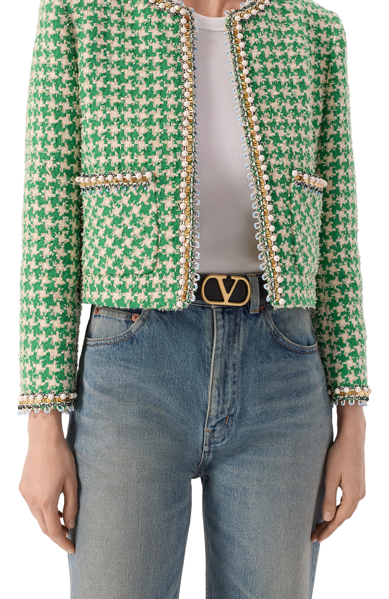 Кожаный ремень VALENTINO черного цвета по цене 55300 руб., арт. 9W2T0SM3/ZDM, фото 2 Кожаный ремень VALENTINO, арт. 9W2T0SM3/ZDM, фото 2