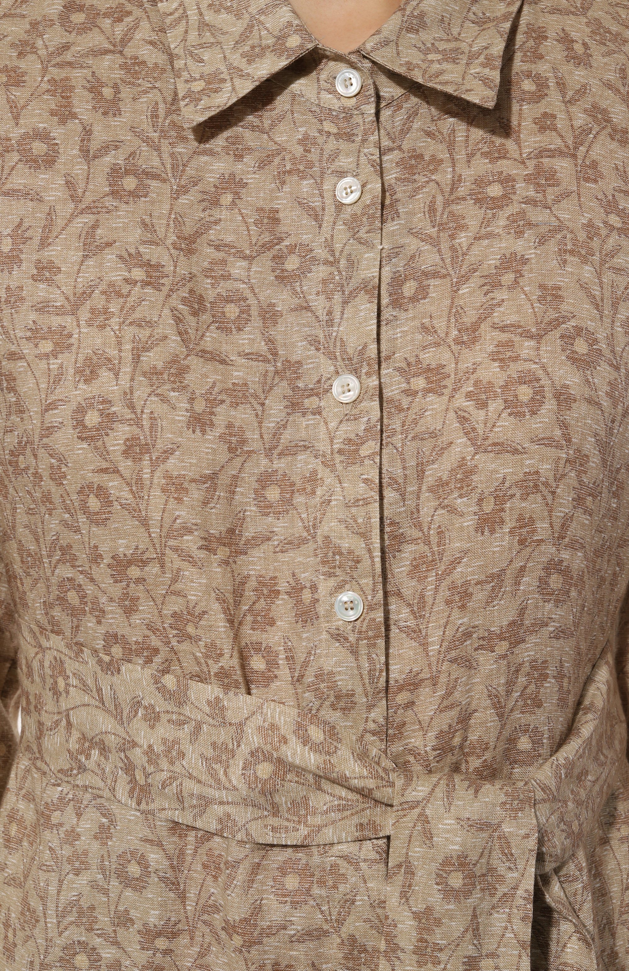 Льняное платье KITON, арт. D57308H08001, фото 5