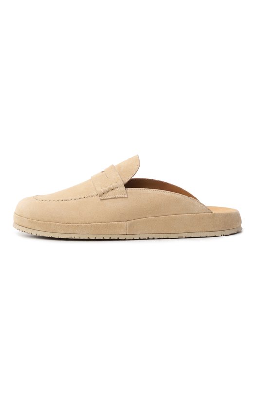 Замшевые домашние туфли Farfalla F5ALI/SUEDE Бежевый  F5ALI/SUEDE Фото 4