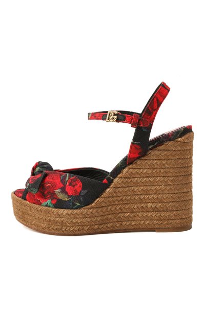 Текстильные босоножки lolita 85 DOLCE & GABBANA, арт. CZ0320/A6514, фото 4