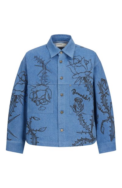 Мужская джинсовая куртка DOMREBEL, арт. M INKED/JEAN JACKET
