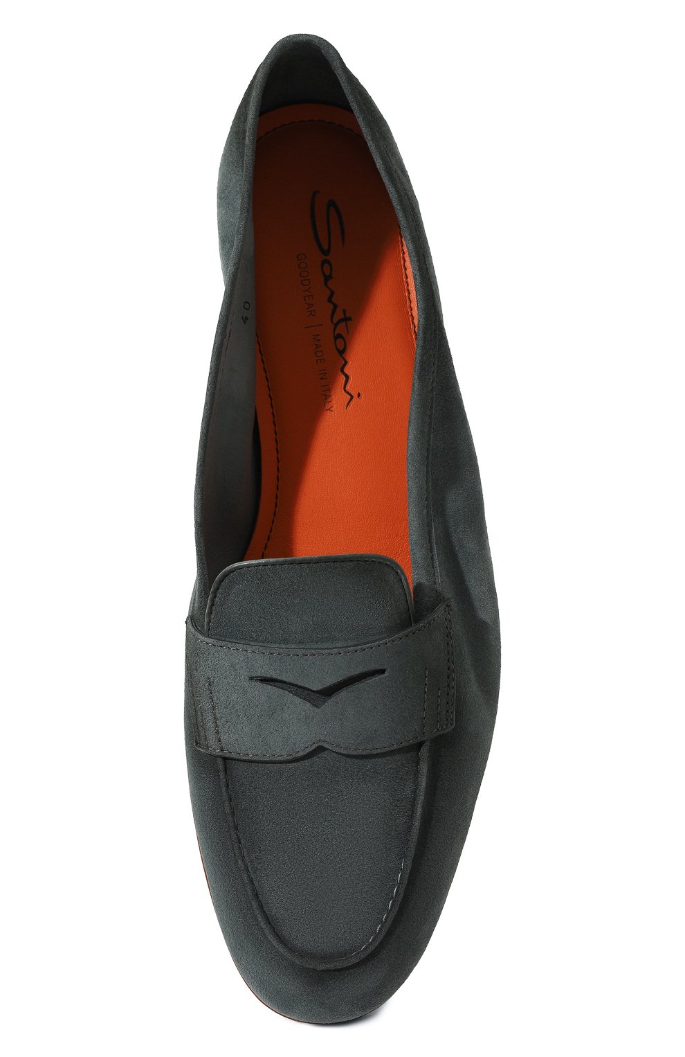 Замшевые лоферы SANTONI, арт. WUNY71031SA4SAEAZ69, фото 6