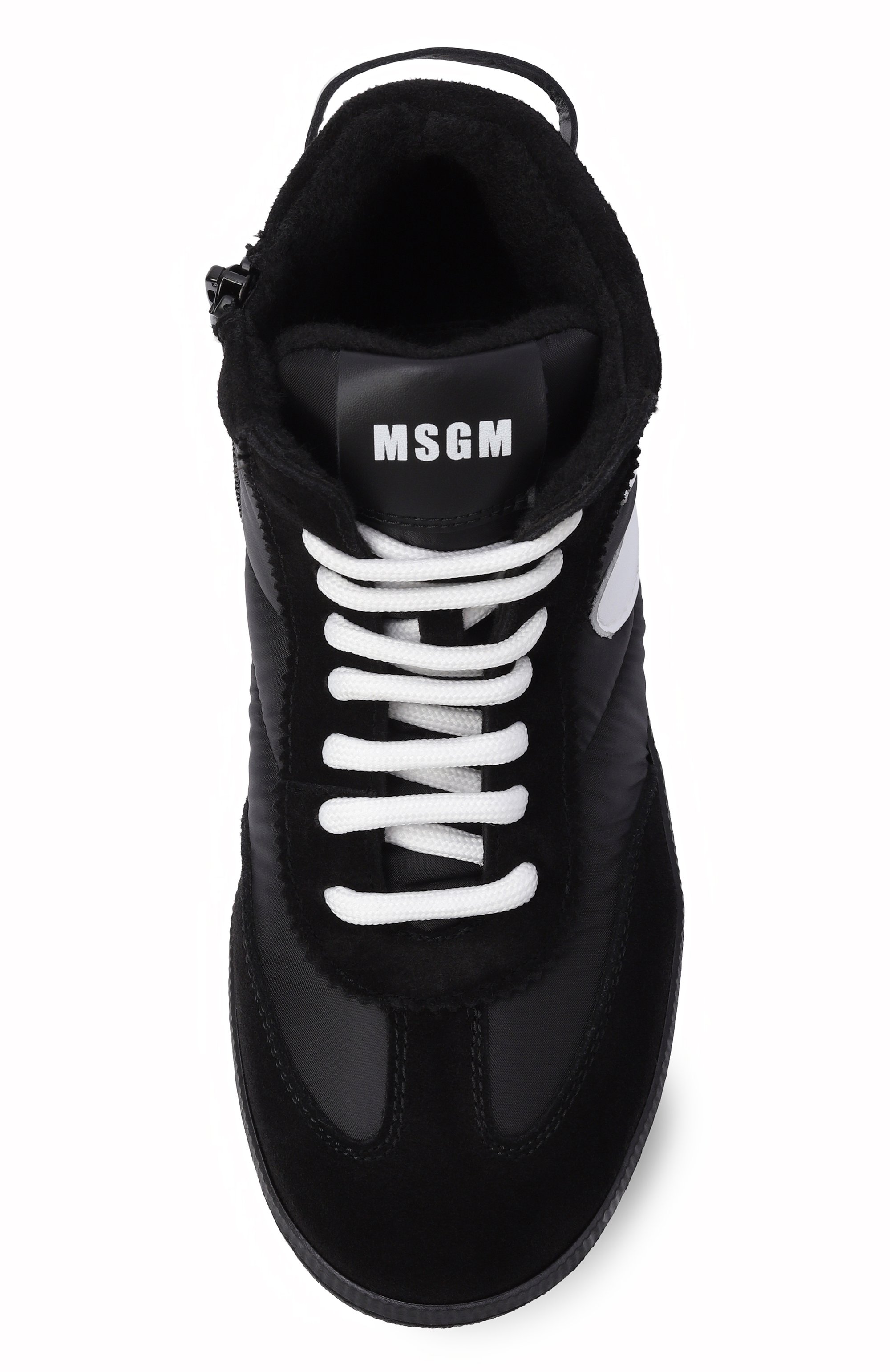 Комбинированные кеды MSGM KIDS, арт. 83983/VAR3_001, фото 4