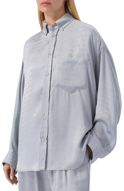 Рубашка из вискозы BALENCIAGA, арт. 850978/TT054, фото 3