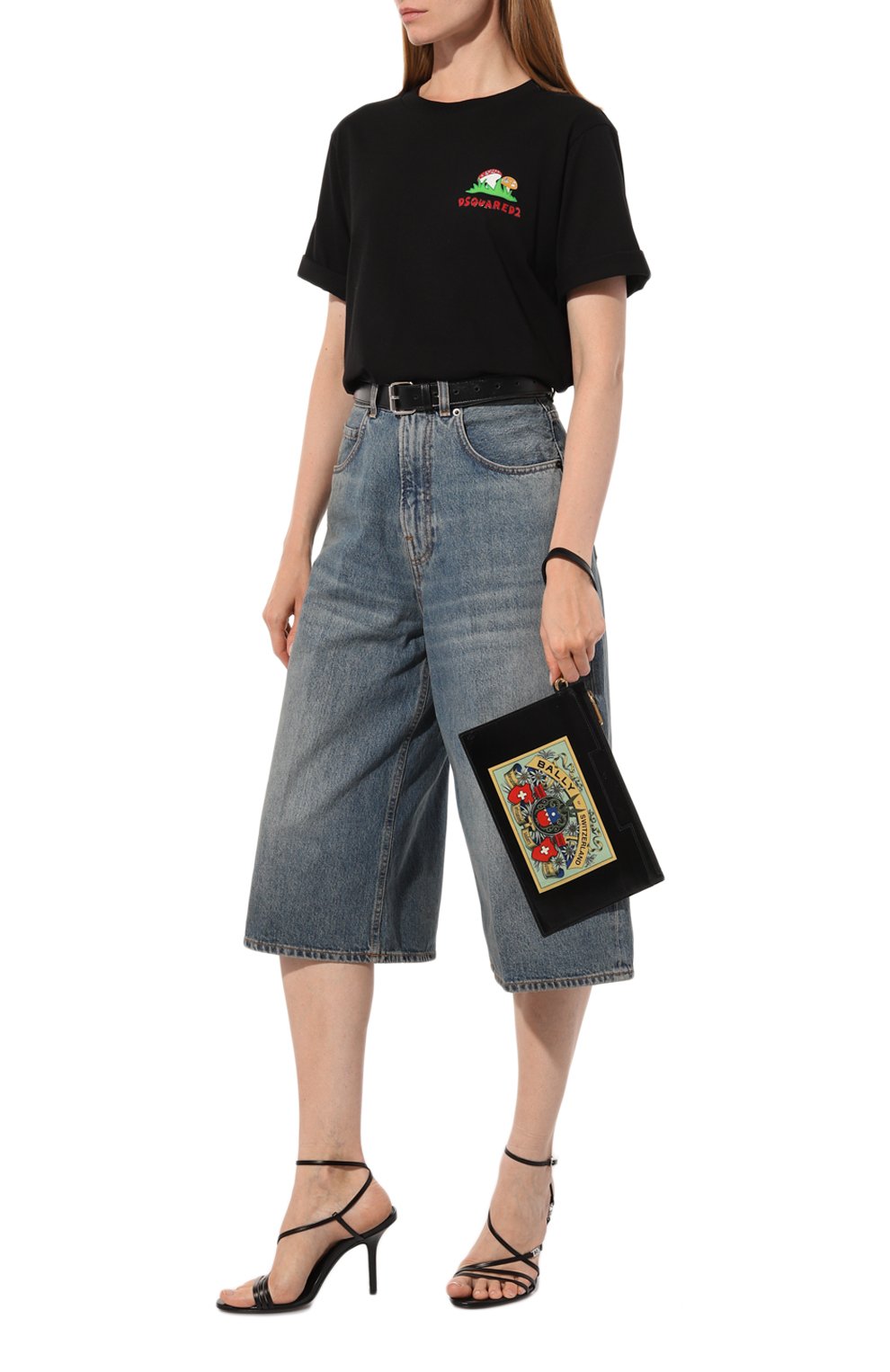 Клатч easy bally BALLY черного цвета по цене 74950 руб., арт. MLN01E/VT730, фото 6 Клатч easy bally BALLY, арт. MLN01E/VT730, фото 6