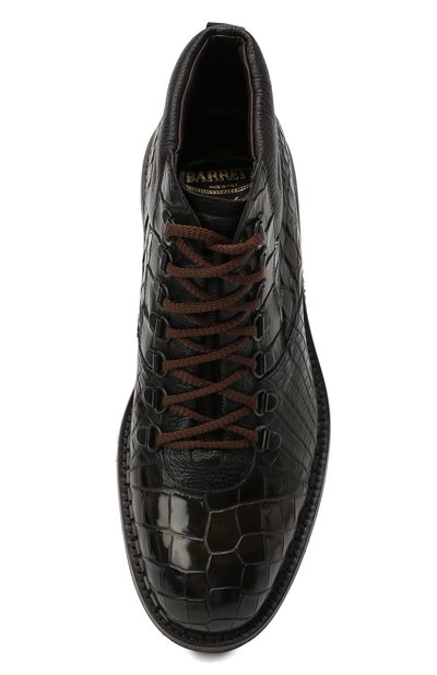 Ботинки из кожи крокодила BARRETT, арт. 192U007.3/C0CC0DRILL0 CREAM/CNIL, фото 5