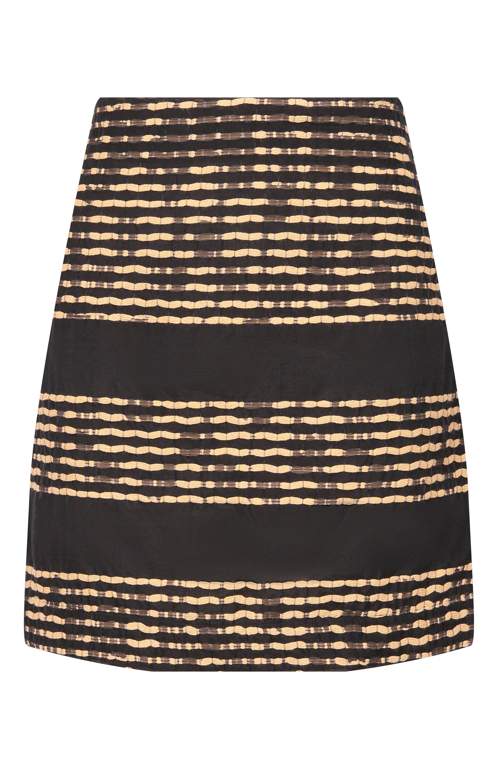 Хлопковая юбка LORENA ANTONIAZZI черного цвета по цене 53650 руб., арт. E2648G026A/5282, фото 1 Хлопковая юбка LORENA ANTONIAZZI, арт. E2648G026A/5282, фото 1