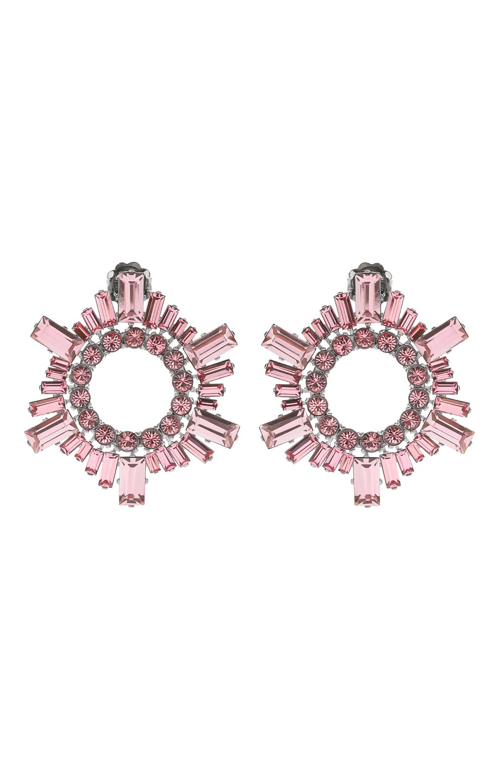 Серьги AMINA MUADDI розового цвета по цене 55750 руб., арт. MINI BEGUM EARRINGS, фото 1 Серьги AMINA MUADDI, арт. MINI BEGUM EARRINGS, фото 1