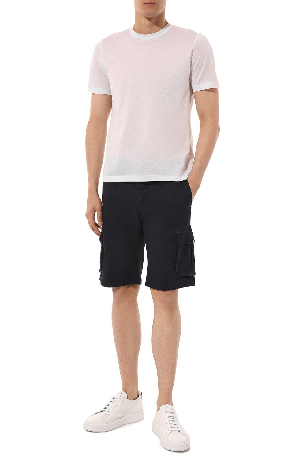 Шорты изо льна и хлопка KITON, арт. UFPPBK0604D, фото 2