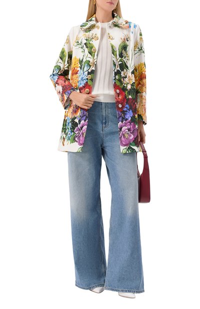 Пальто из хлопка и вискозы DOLCE & GABBANA, арт. F0W4ET/FSRQU, фото 2