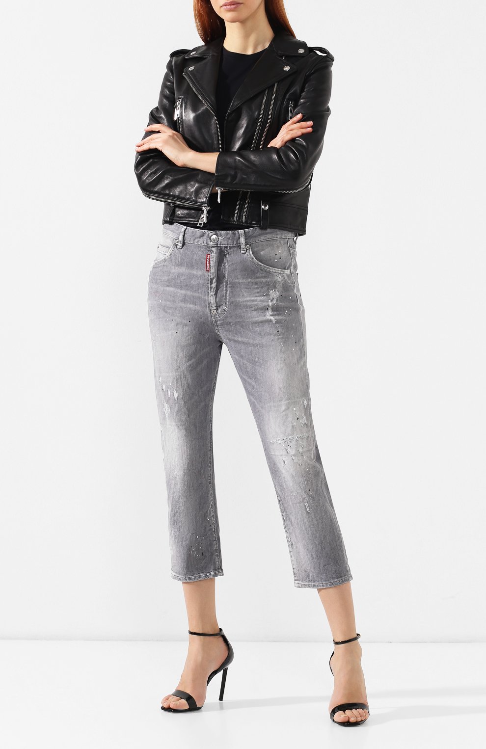 Укороченные джинсы DSQUARED2, арт. S72LB0171/S30260, фото 2