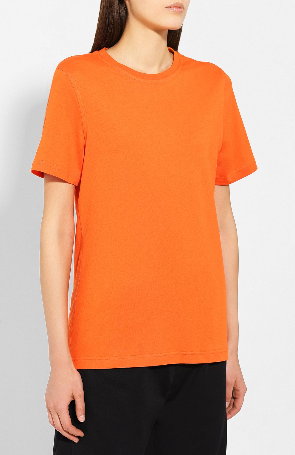 Хлопковая футболка REEBOK оранжевого цвета по цене 8545 руб., арт. FI9475, фото 3 Хлопковая футболка REEBOK, арт. FI9475, фото 3