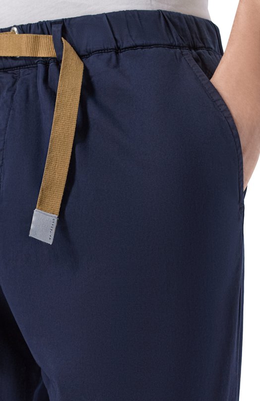 Хлопковые брюки White Sand 26SU66/182 Синий  26SU66/182 Фото 5