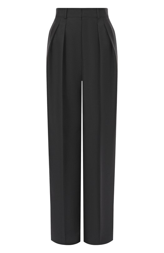 Шерстяные брюки Saint Laurent 854457/Y5J50 Чёрный 854457/Y5J50