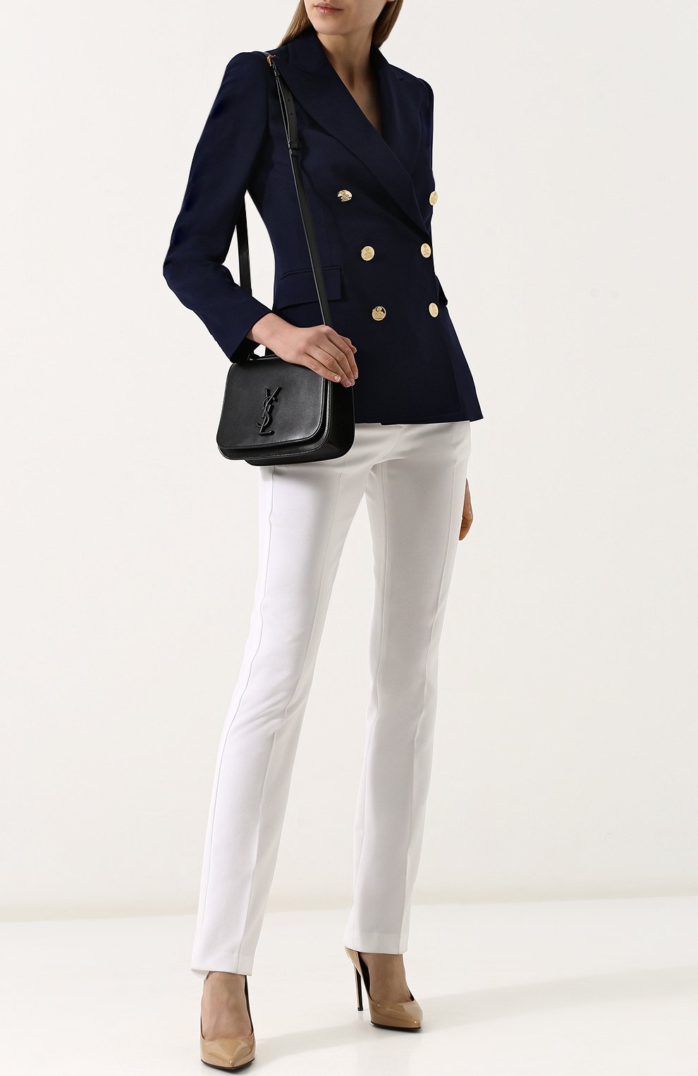 Шерстяной жакет RALPH LAUREN темно-синего цвета по цене 207000 руб., арт. 290625532, фото 2 Шерстяной жакет RALPH LAUREN, арт. 290625532, фото 2