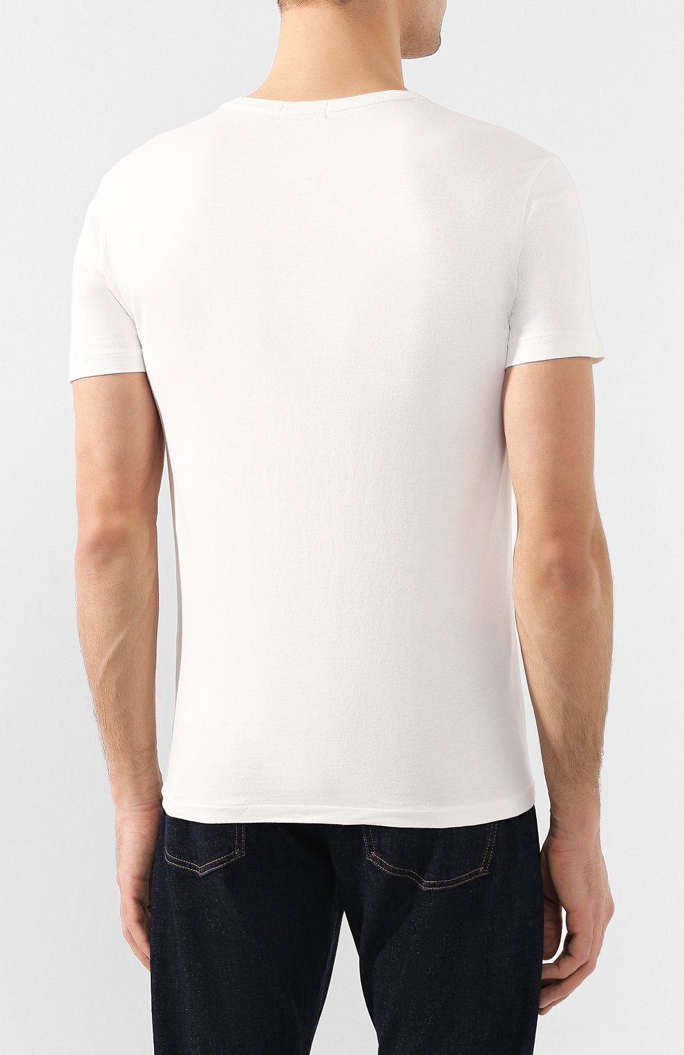 Хлопковая футболка POLO RALPH LAUREN, арт. 710782867, фото 4