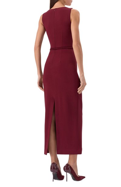 Платье ROWEN ROSE бордового цвета по цене 126500 руб., арт. DRS_RR389_V2/SABLE, фото 3 Платье ROWEN ROSE, арт. DRS_RR389_V2/SABLE, фото 3