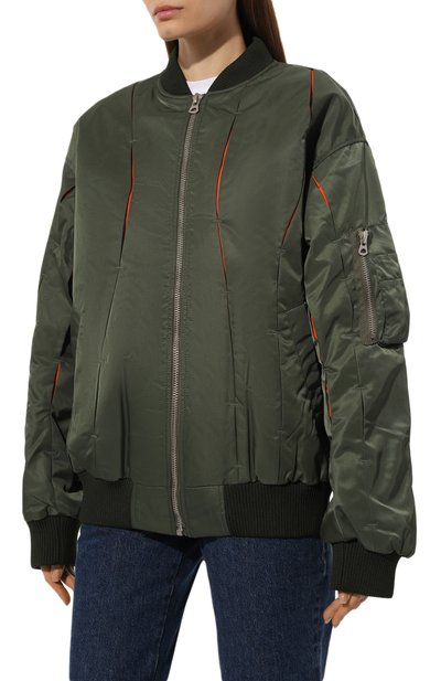 Бомбер RED SEPTEMBER хаки цвета по цене 60000 руб., арт. 324.01.55.01.1, фото 3 Бомбер RED SEPTEMBER, арт. 324.01.55.01.1, фото 3