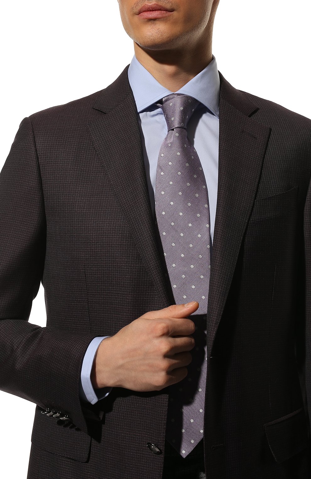 Галстук из хлопка и льна ETON, арт. A000 33286, фото 2