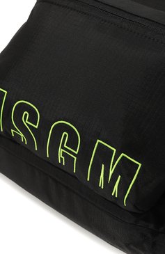 Мужской рюкзак MSGM черного цвета, арт. 3640MZ38/654 | Фото 3 (Материал сплава: Проставлено; Драгоценные камни: Проставлено; Размер: large; Материал: Текстиль; Стили: Кэжуэл; Сумки-технические: Рюкзаки - большие)