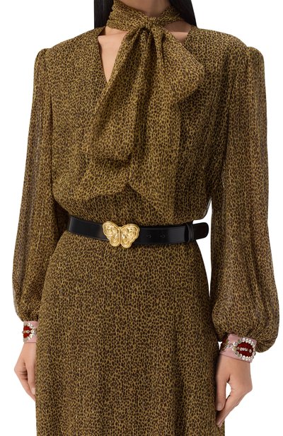 Кожаный ремень VALENTINO черного цвета по цене 89950 руб., арт. 9W0T0SZ6/DYD, фото 2 Кожаный ремень VALENTINO, арт. 9W0T0SZ6/DYD, фото 2