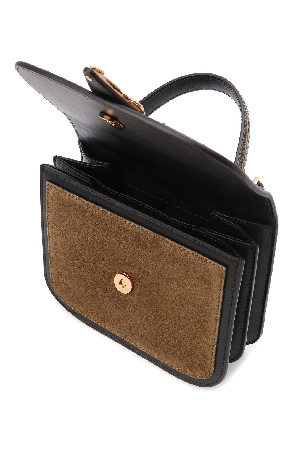 Сумка virtus из кожи питона VERSACE, арт. DBFH211/1A00829/PBIV, фото 4