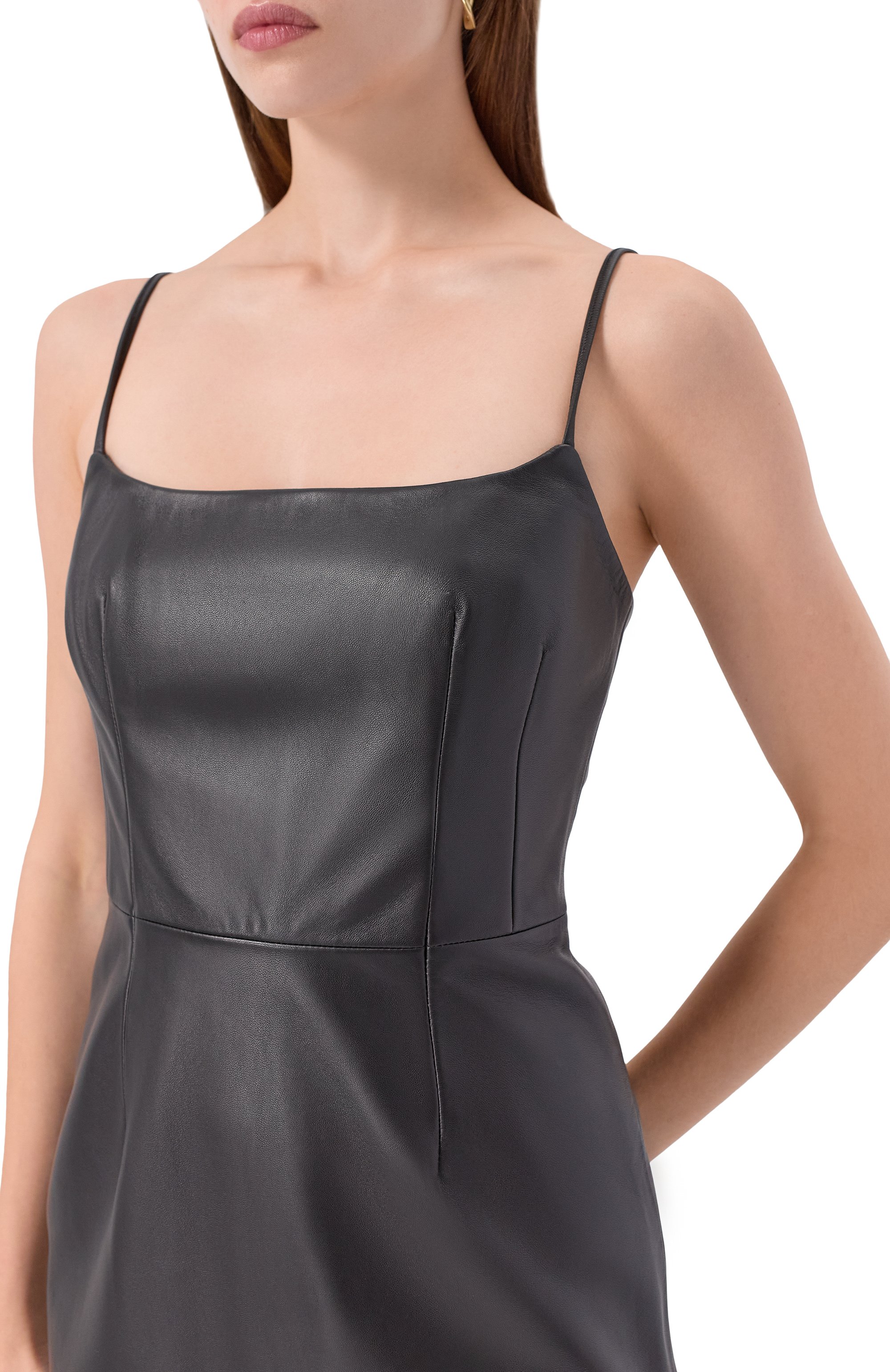 Кожаное платье 12 STOREEZ, арт. 125854, фото 5