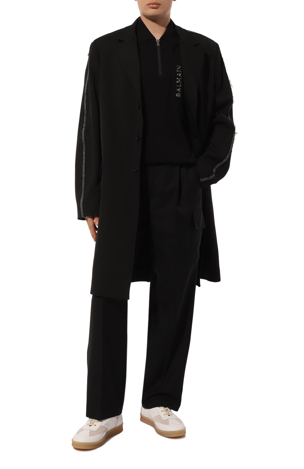 Хлопковое поло BALMAIN, арт. CH1GC030/BC61, фото 2