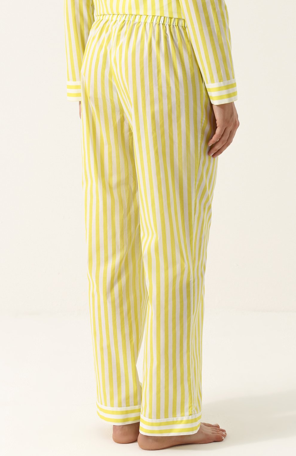Хлопковая пижама в полоску YOLKE, арт. SS18-02C-HBS-CI, фото 5