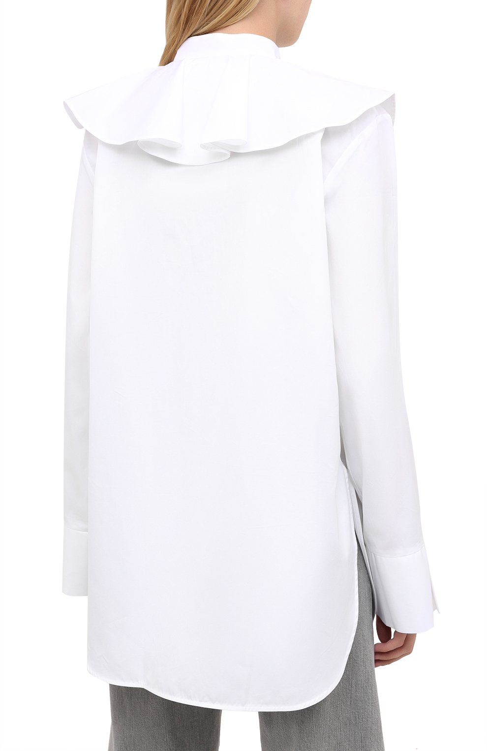 Хлопковая блузка TOTEME, арт. CABRERA 203-754-710, фото 4