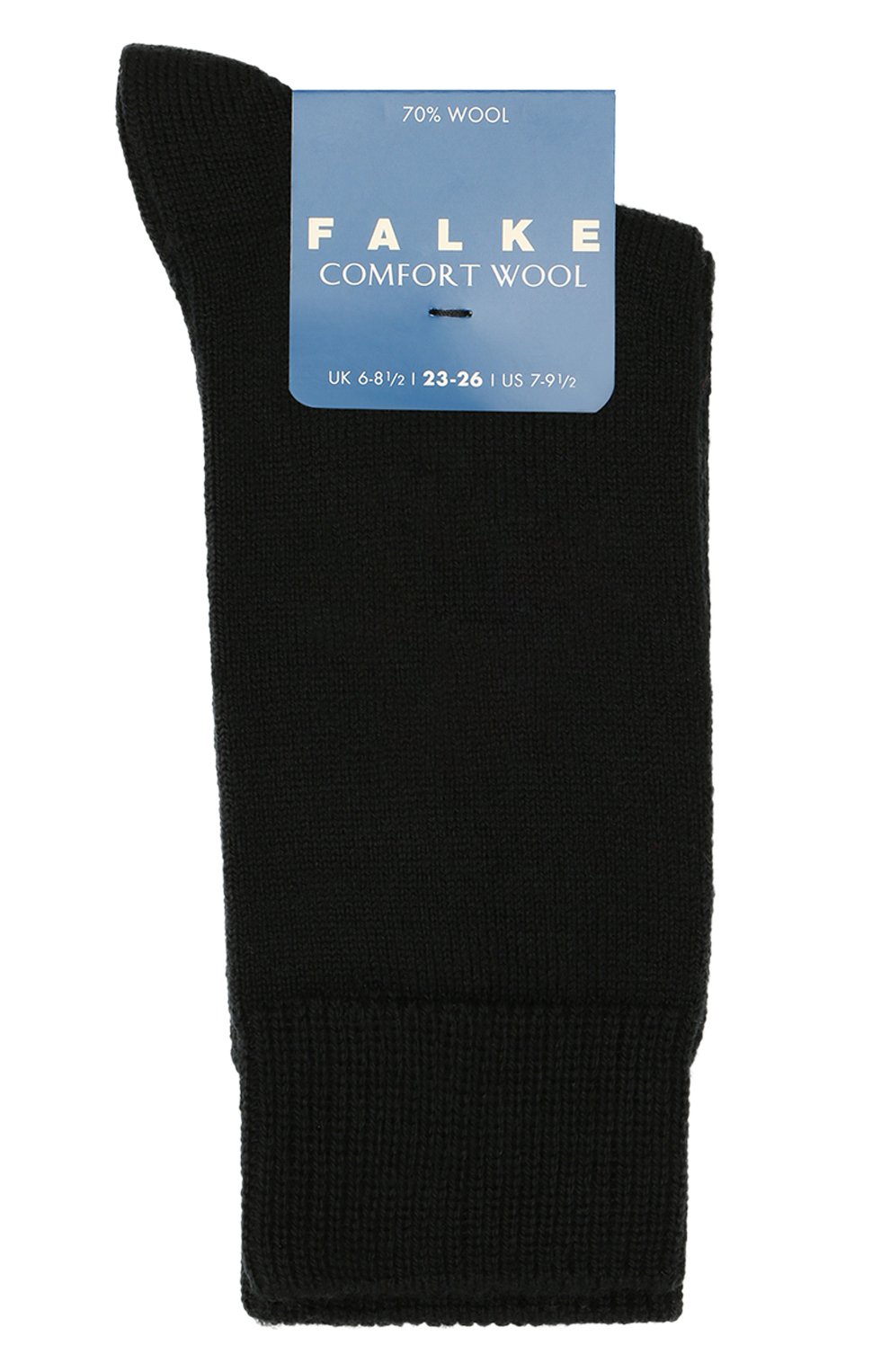 Шерстяные носки FALKE черного цвета по цене 2410 руб., арт. 10488, фото 1 Шерстяные носки FALKE, арт. 10488, фото 1