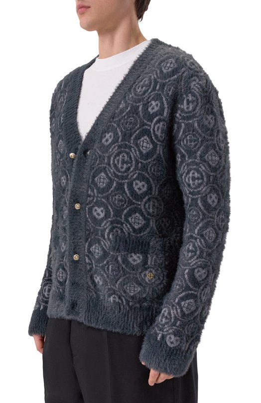 Кардиган Casablanca M-AW25-KW-1094-01 Серый  M-AW25-KW-1094-01 Фото 3