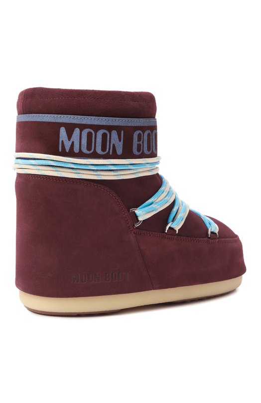 Замшевые полусапоги Icon Low Moon Boot 80D1409670 Бордовый  80D1409670 Фото 5