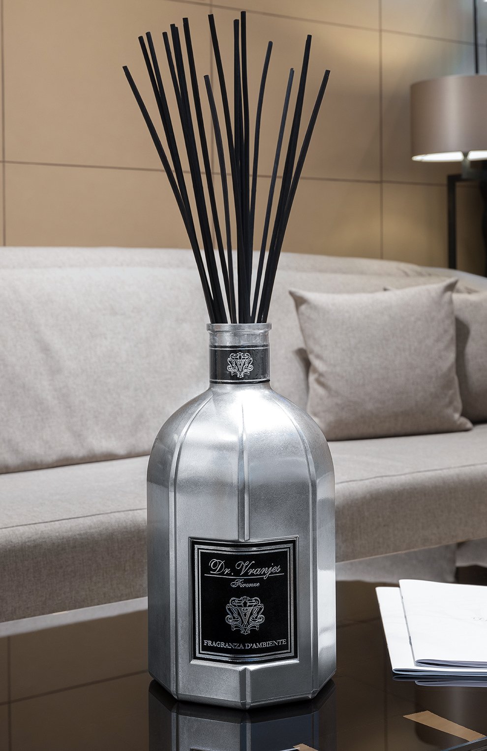 Ваза-диффузор с платиновым покрытием DR. VRANJES FIRENZE, арт. PCOC0192, фото 2