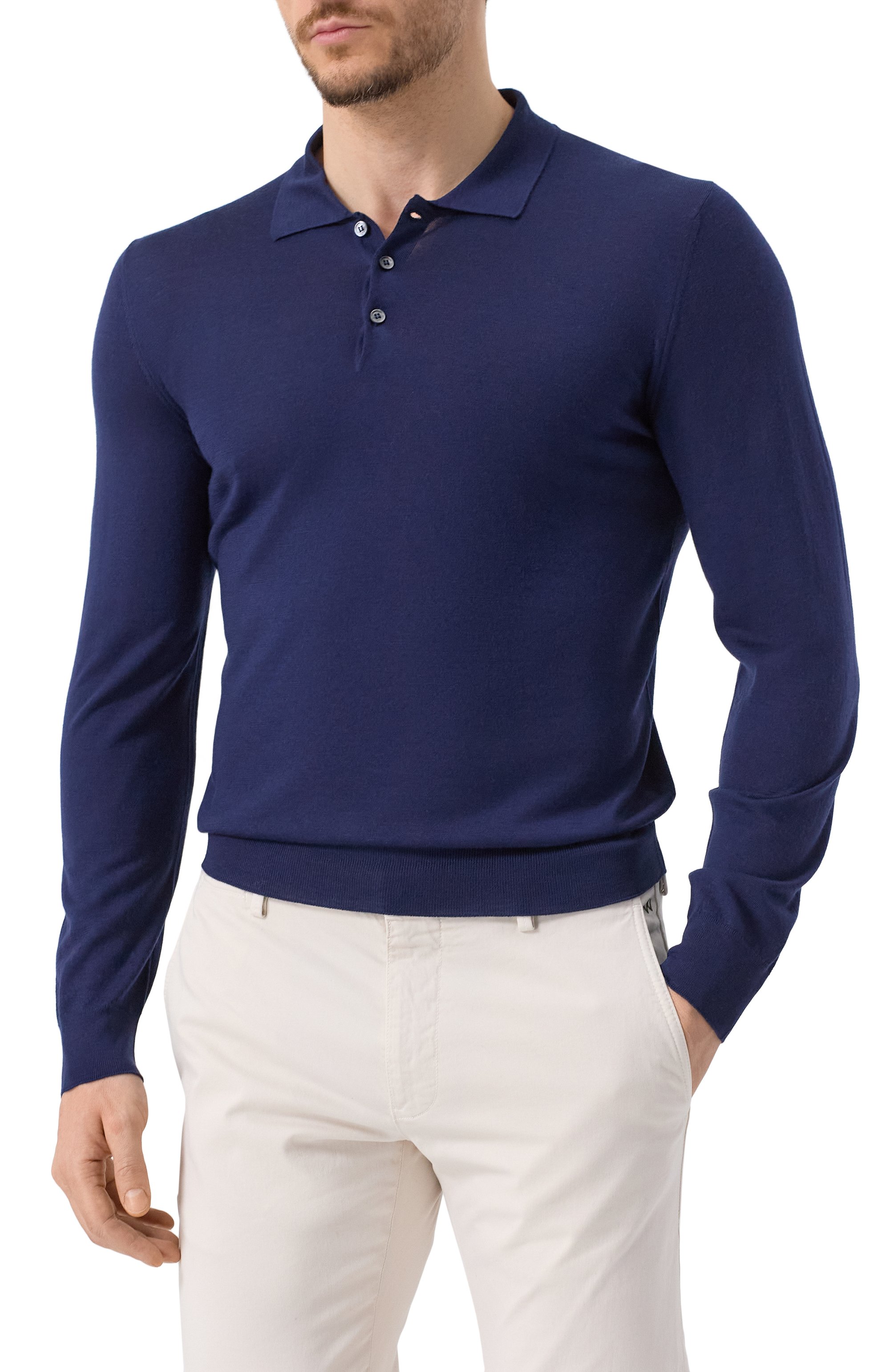 Шерстяное поло CORNELIANI, арт. 25M529-2525126, фото 3