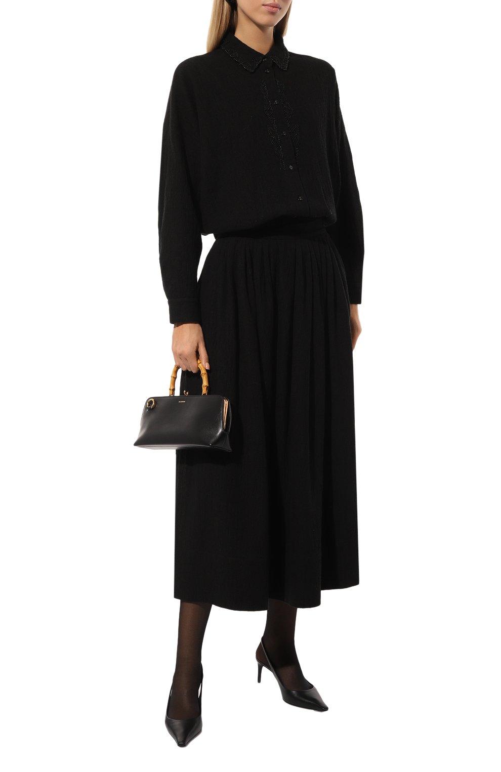 Блузка из шерсти и хлопка AKHMADULLINA, арт. 1225.2BL618/WC713, фото 2