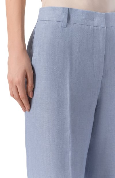 Льняные брюки WEEKEND MAX MARA, арт. WKDMALIZIA, фото 5