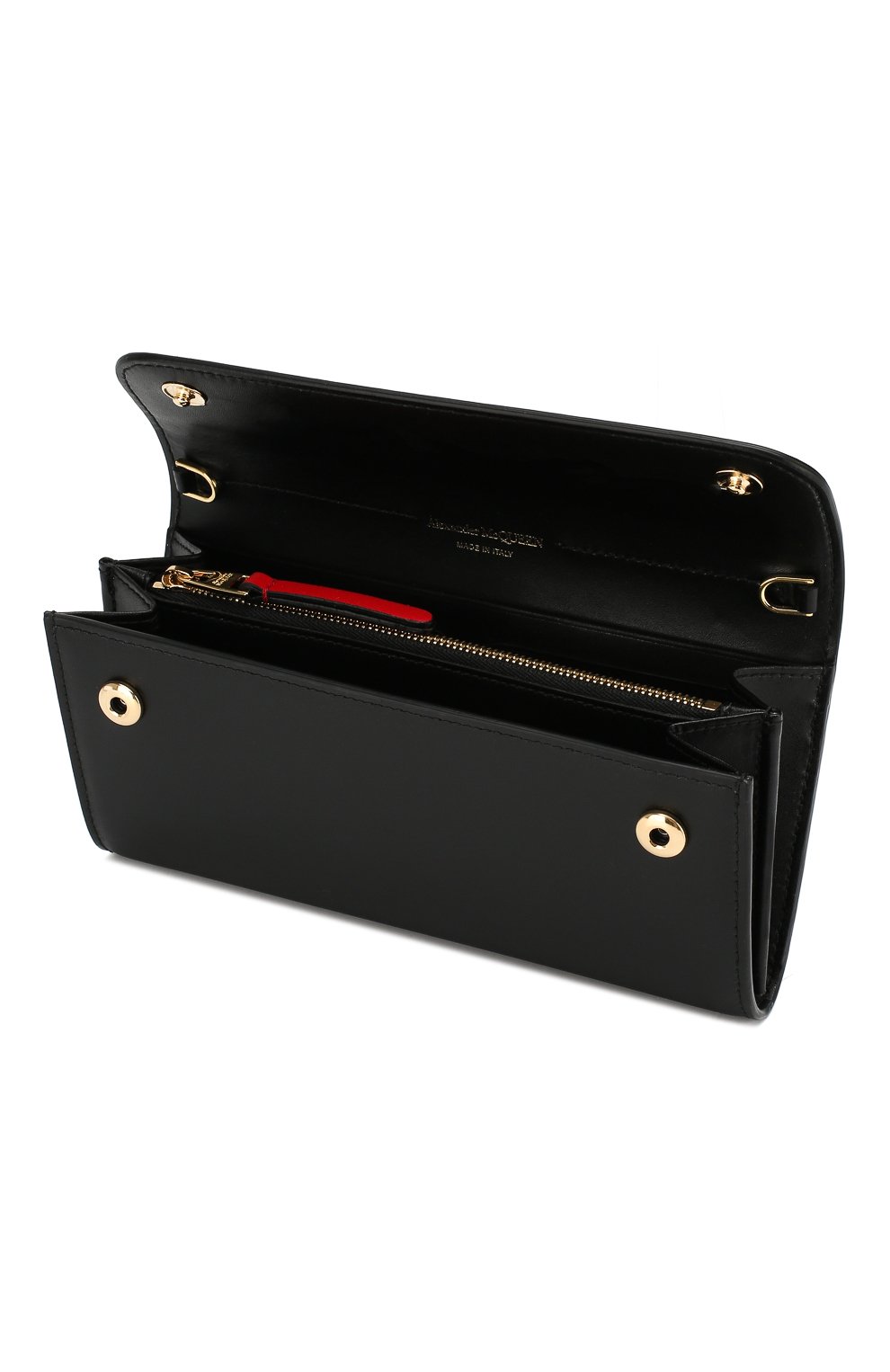 Кожаный кошелек на цепочке ALEXANDER MCQUEEN, арт. 610194/1CW0T, фото 4