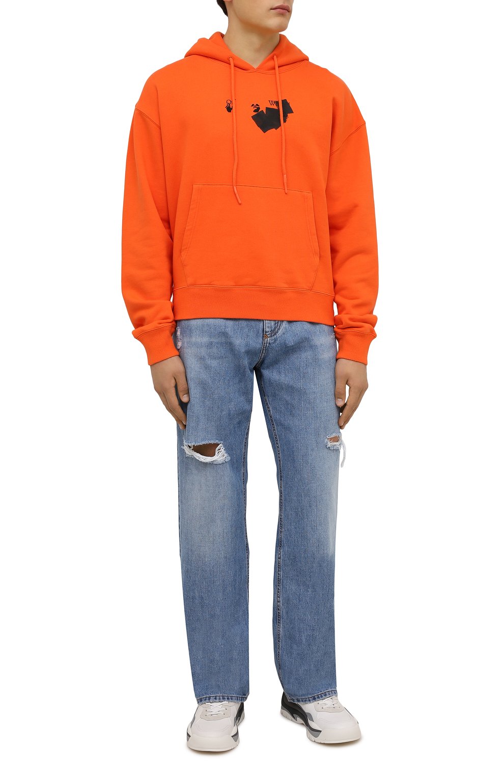 Хлопковое худи OFF-WHITE, арт. 0MBB037F21FLE016, фото 2