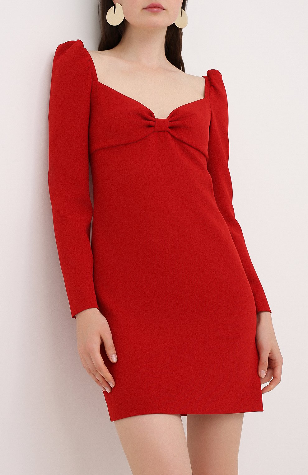 Платье REDVALENTINO красного цвета по цене 45850 руб., арт. UR3VAR60/562, фото 3 Платье REDVALENTINO, арт. UR3VAR60/562, фото 3