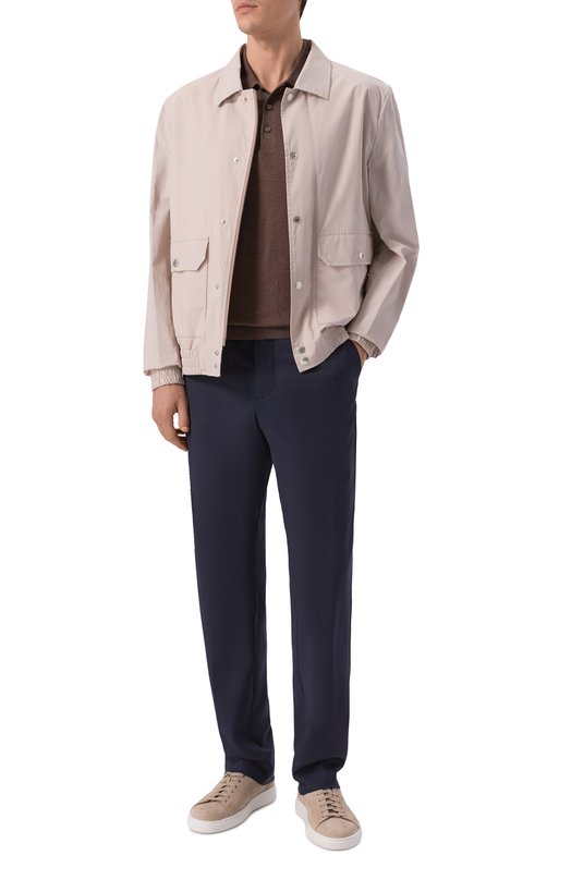 Шерстяные брюки Marco Pescarolo VENT0/5320 Синий  VENT0/5320 Фото 2